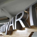 3d backlit perspex letters led backlit letter sign and backlit stainless steeL 3d foam letters